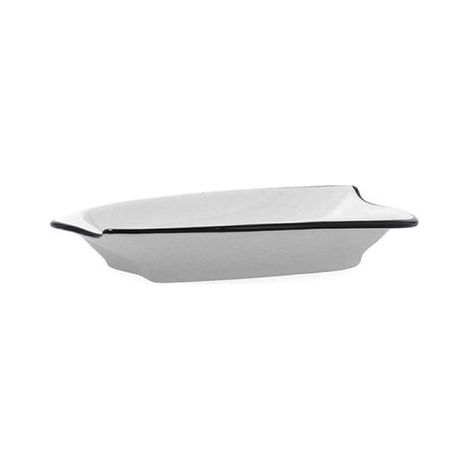 PIATTO PORCELLANA APERITIVO GASTRO BLACK - 15,5X10 CM (1/3)