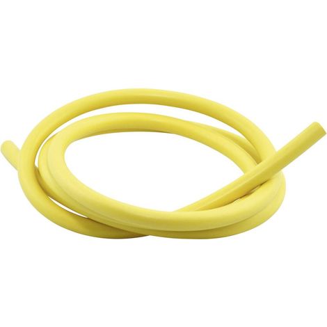 Câble en silicone haute tension, jaune, 7 mm (1 m)