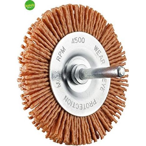 Spazzola circolare sit filo nylon abrasivo Ø 100 mm per trapano