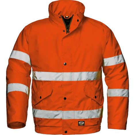 SIR SAFETY SYSTEM SUPER ESSENTIAL Veste de travail imperméable orange haute visibilité Taille S