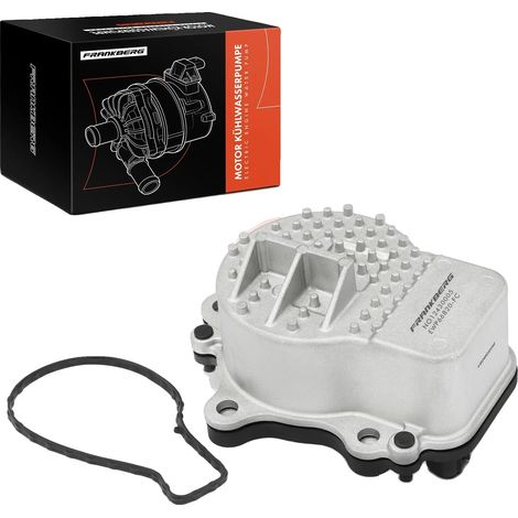 Bomba de agua, construcción de aluminio, funcionamiento eléctrico, impulsor de plástico, compatible con modelos de vehículos, ajuste estándar. (1/4)