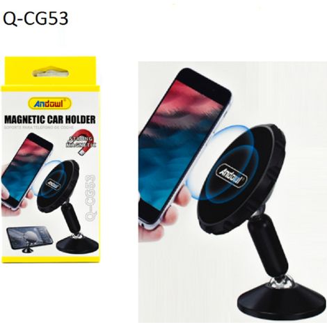 Andowl - Supporto Magnetico Per Auto Super Resistente Porta Cellulare Smartphone Q-cg53 - (1/5)