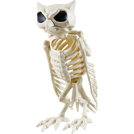 Halloween Owl Skull Statue Decoration (1/5)