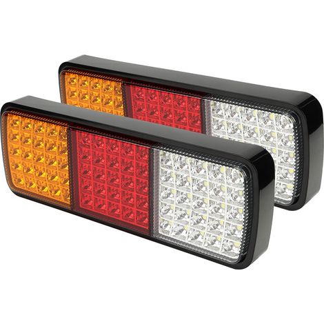 75 LED-Rückleuchten für LKW/Anhänger mit Rückfahr- und Bremsanzeige (1/3)