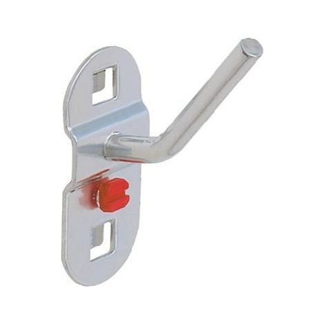 Crochet incliné T14/40xØ6mm pulv. pour plaques perforées 5 pièces / boîte (1/3)