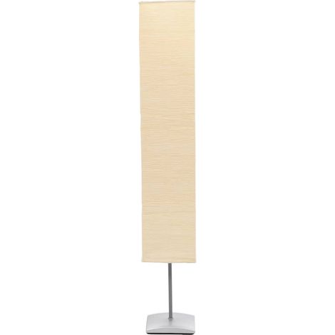 Lampadaire avec support en acier 135 cm Beige (1/5)