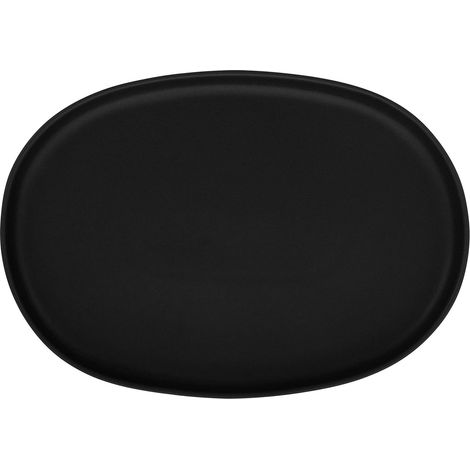 30002, série Uno Black – Assiette de service ovale – Service de table 1 pièce (1/4)