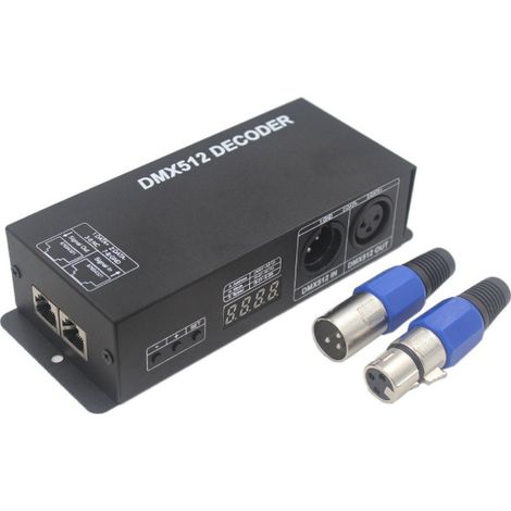Display decoder, constant voltage DMX512 decoder, 4-channel DMX decoder, constant voltage LED strip decoder