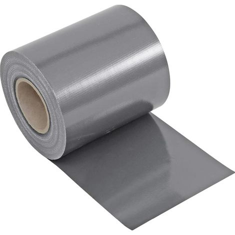 Zaunblende PVC blickdicht 19cm x 35m hellgrau