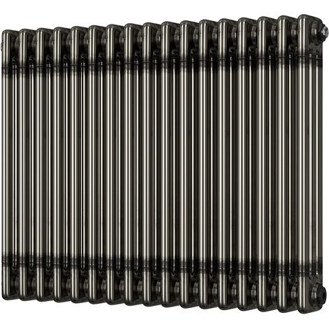Steel Column Radiator Packaging Alpha - Raw Metal Column Radiator H600mm x W777mm 3 Column