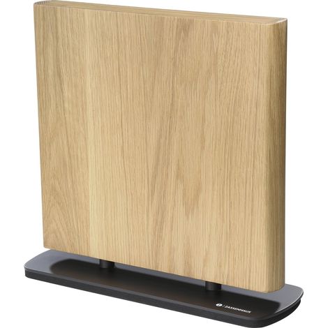 Zassenhaus Blocco Portacoltelli Magnetico LOFT  Supporto in Legno per 10 Coltelli  Utilizzabile su Entrambi i Lati  Per Coltelli da Carne e da Taglio  28 × 9 × 26,5 cm (1/3)