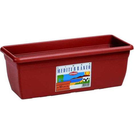 Vaso Med Rettangolare Coccio 80X20 h 16 Stefanpl (1/4)
