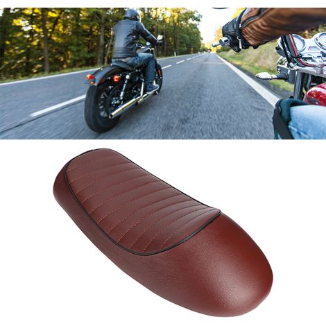 Vintage-Motorradsitz aus PU-Leder, flacher Café-Racer-Sitz für CG125, GN, CG, CB400SS (1/5)