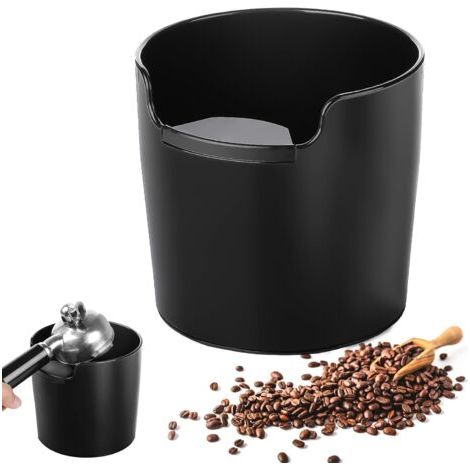 Bac à frapper pour porte-filtre, machines Espresso Knock Box, boîte à café pour marc de café, boîte à frapper Barista Accessoires pour la collecte et le recyclage du marc de café (1/4)