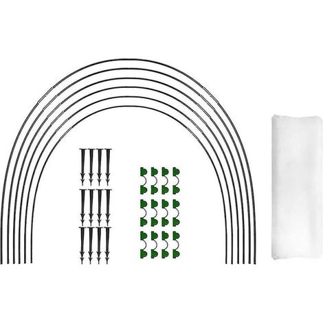 Cerceaux de jardin pour filets, cerceaux de protection des cultures, cloches pour la culture de légumes, tunnel de culture antirouille (1/3)