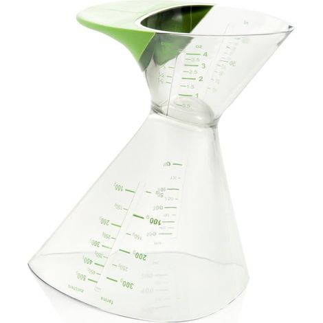 Brandani Double misuratore doppio litri grammi plastica verde