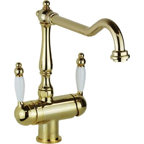 Miscelatore lavello cucina a 3 vie acqua depurata colore oro Webert D920821010  Oro