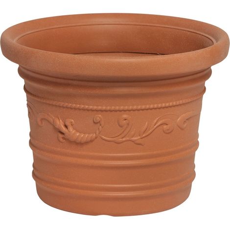 VASO PLASTICA FESTONATO D 45XH35 CM PRESTIGE (1/2)