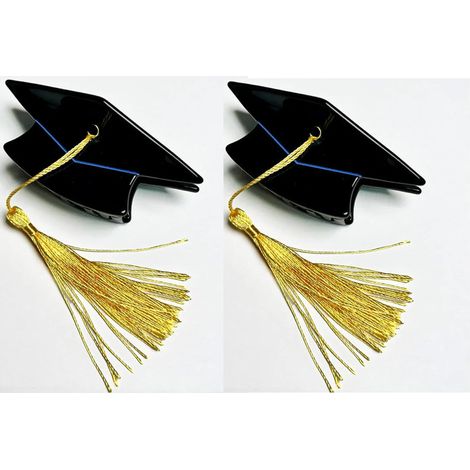 Cute, practical, and creative new graduation cap hair clip for women, two-pack.
