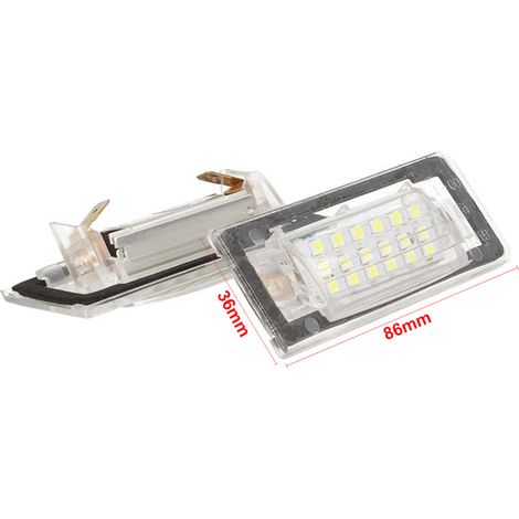 Kit Luci Targa Led Audi TT Da 1999 A 2006 Bianco OEM 8N0943021A 8N0943022A (1/3)