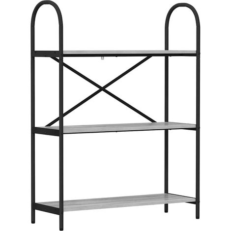 Maison Exclusive - Bücherregal Graues Sonoma 80 x 30 x 109 cm Hol (1/5)