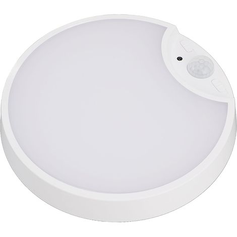 Plafonnier LED à détecteur de mouvement 400 lm, 3 températures de couleur, rechargeable, sans fil, avec télécommande, pour placard (1/5)