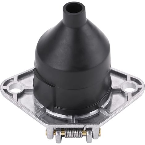 Prise remorque 7 broches, Adaptateur connecteur câblage universel 24V, Prise électrique caravane camping voiture utilitaire (1/5)