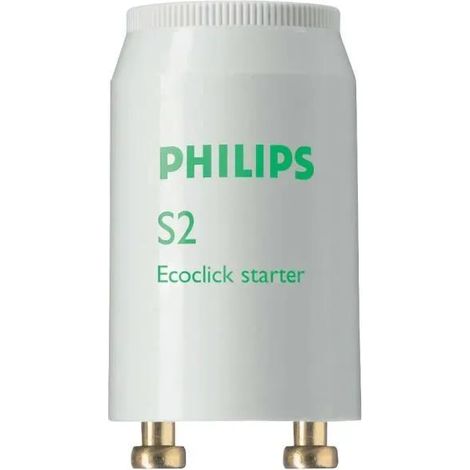 Philips Starter S2 weiß für Leuchtstofflampen 25 Stück