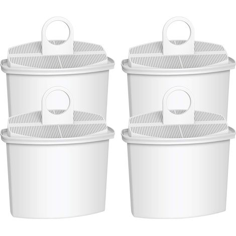 Lot de 4 cartouches filtrantes KWF2 certifiées TÜV SÜD, compatibles avec les machines à café Braun KWF2, Braun KF560, KF130, KF140, KF550 et KF570 (1/5)