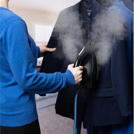 Zelmer ZIS5400 Aqua Steam Dampfgenerator schwarz und blau