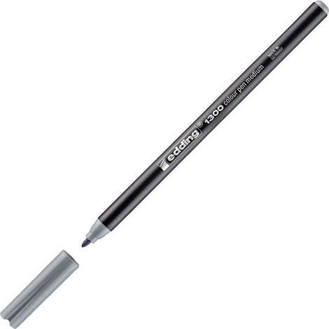 ROTULADOR EDDING 1300-26 PTA.REDONDA 2MM GR PLATA