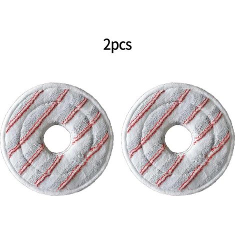 Lot de 2 recharges pour balai Vileda Spin & Clean - Recharge Vileda - Rouge (1/4)