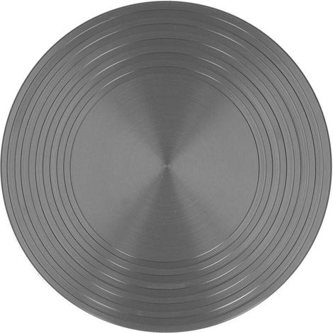 Diffuseur de chaleur en alliage d'aluminium de 28 cm, plaque conductrice de chaleur pour cuisinière à gaz, plateau de décongélation rapide rond et antidérapant pour protéger les ustensiles de cuisine.