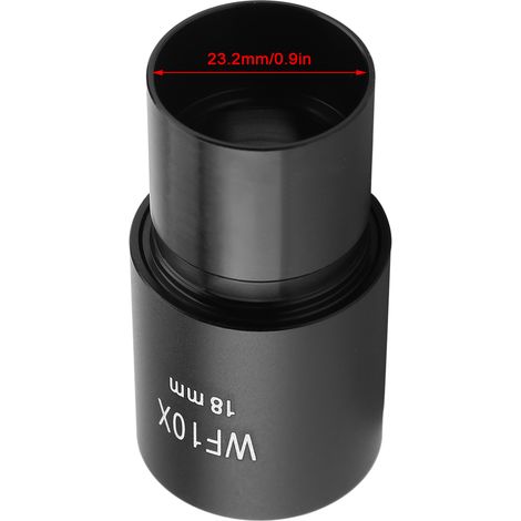 10x 23,2 mm Weitfeldokular für biologische Mikroskope DM-WF001 (1/5)