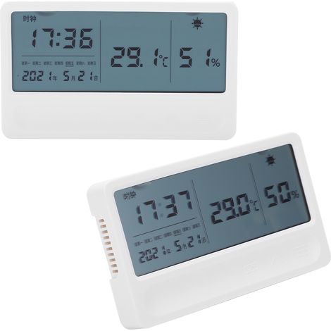 Elektronisches Innenthermometer und Hygrometer, USB-aufladbares Messgerät für Zuhause (1/5)