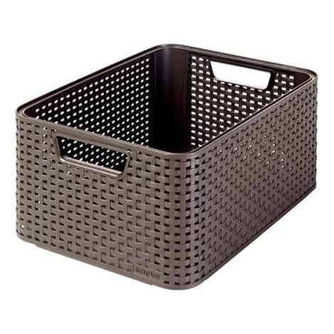 Curver Style M Basket of Storage Rattan Brown (1/2)