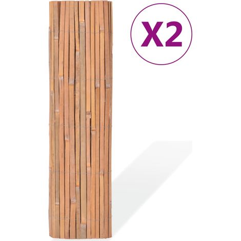 Maison Exclusive - Bambuszäune 2 Stk. 100x400 cm