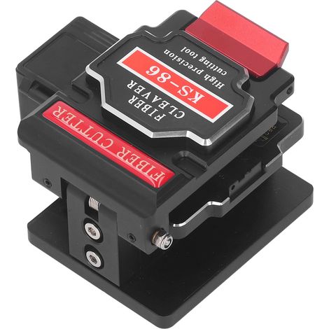 Cliveuse de fibre optique de haute précision, retour automatique, rail de guidage renforcé, lame de coupe en silicone pour fibre optique (1/5)