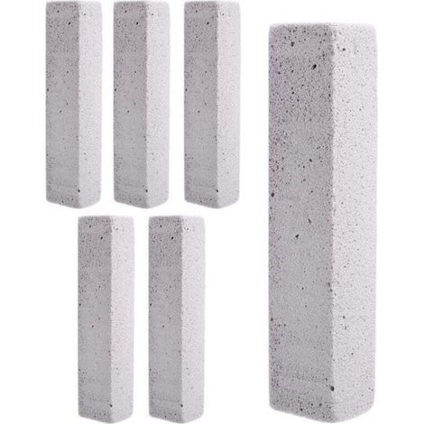 Set di 6 spazzole in pietra pomice per la pulizia del WC, per rimuovere calcare, ruggine e macchie d'acqua. (1/4)