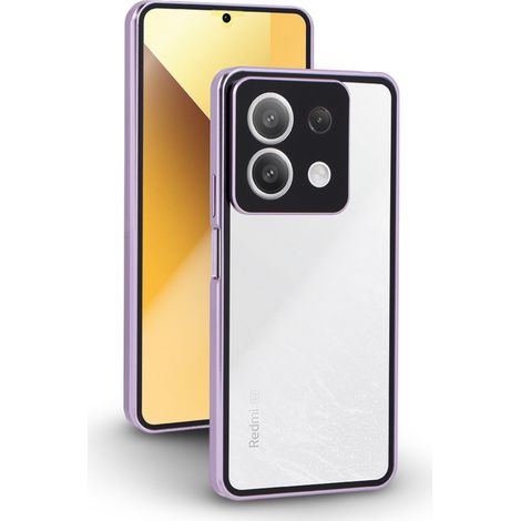 Funda para Xiaomi Redmi Note 13 5G, magnética, doble cristal, color morado. (1/5)