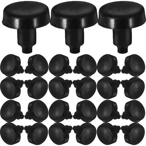 VANZACK Lot de 50 protège-pieds meubles noirs antidérapants en (1/5)