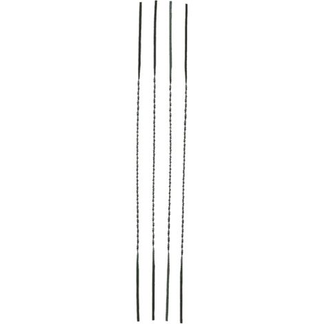 Scheppach Lot de 12 lames de scie pour bois Z/Z38 130/1,03/0,38 mm pour scie à chantourner 88001509