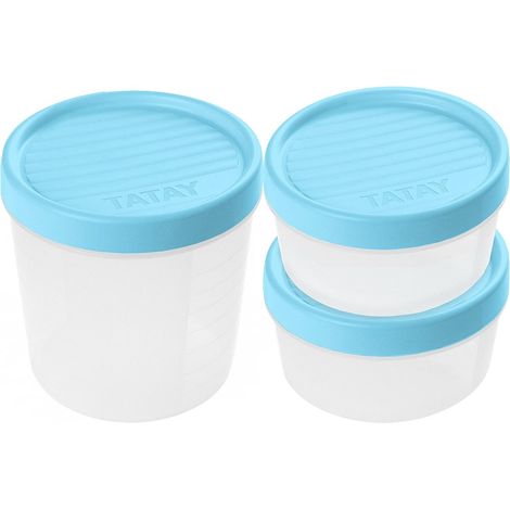 Boîte Alimentaire Plastique Twist, Couvercle à Vis, sans BPA (1/5)