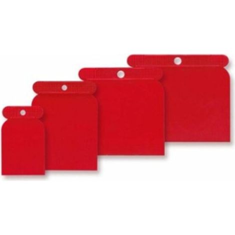 espatula japonesa plastico para emplastecer - juego 4 pzas ebertools expert