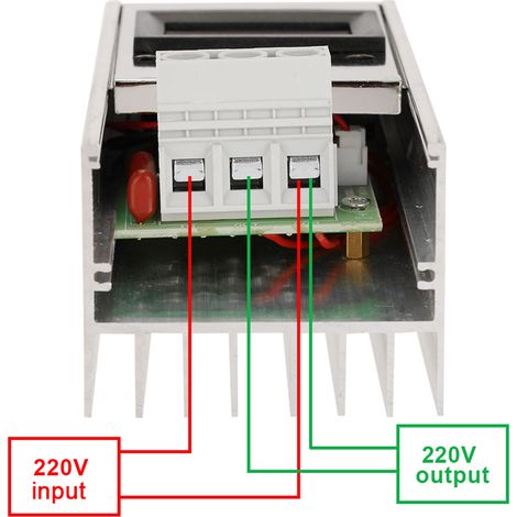 Variateur de tension électronique SCR 10000W AC220V, régulateur de puissance à affichage numérique haute performance (1/5)