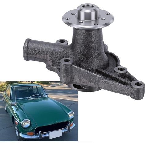 Wasserpumpe aus Metall, Ersatzteil für MG 1800 (1970–1980) und MGB GT 1800, mit GWP130-Dichtung, passend für Motoren der 18V-Serie. (1/5)