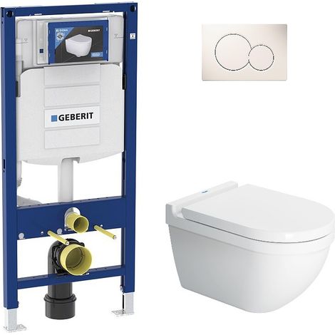 Pack Bati support Geberit et WC suspendu Duravit Starck 3 en profondeur (1/5)