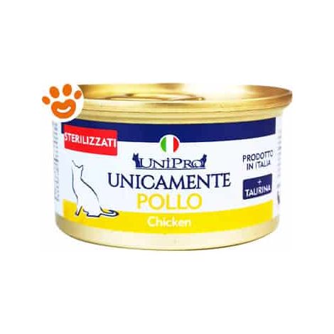 Unipro Cat Unicamente Adult Pollo - Lattina 85 Gr -