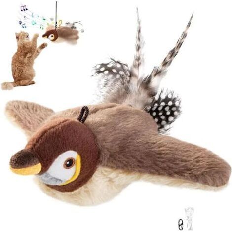 Toys, Electric Bird, Interactive and Automatic, with Catnip, Rechargeable Intelligence Cats, Toys for Cats to Play Happen (1/5)