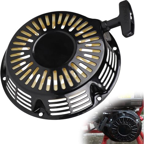 Lanceur pour Moteur GX340, GX390 11CV 13CV 18CV 20CV Moteur, Démarreur à Câble, Démarrage à Rappel, avec Câble, Noir (1/5)